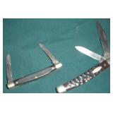 3 INCH CRAFTSMAN & 3 INCH CASE POCKET KNIVES