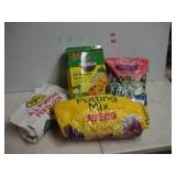 POTTING SOIL & FERTILIZER - PARTIAL BAGS