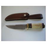 CUSTOM MADE HANDCRAFTED FIXED BLADE KNIFE W/