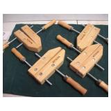 (4)  ROCKLER 8 INCH HAND SCREW CLAMPS
