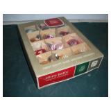 SHINY BRITE GLASS CHRISTMAS ORNAMENTS