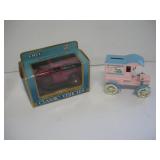 2 ERTL DIECAST REPLICA TRUCK BANKS 1/43RD SCALE