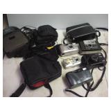 PENTEX, OLYMPUS, VIVITAR & H.P.  CAMERAS