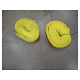 (2) LIFT-ALL 10FT X 3 INCH NYLON SLINGS  16,300LB