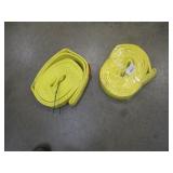 (2) LIFT-ALL 10FT X 3 INCH NYLON SLINGS  16,300LB