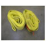 (2) LIFT-ALL 25FT X 6 INCH NYLON SLINGS  9,600LB