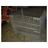 METAL STORAGE BIN 4,000LB CAPACITY 40x32x32