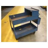 METAL WORK CART  36x20x40 INCHES