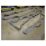 (3) AMICK 12 & 15FT POLYESTER SLINGS  20,000LB