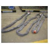 (3) LIFT-ALL 8FT POLYESTER SLINGS  31,000LB