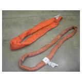 (2) CERTEX 6FT POLYESTER SLINGS 25,000LB CAPACITY