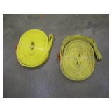 (2) LIFT-ALL 20FT X 2 INCH NYLON SLINGS 12,400LB