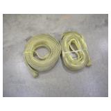 (2) CERTEX  20FT X 2 INCH NYLON SLINGS  9,400LB