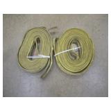 (2) CERTEX 30FT X 3 INCH NYLON SLINGS  8,800LB