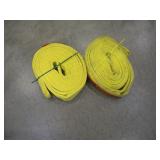 (2) LIFT-ALL 10FT X 3 INCH NYLON SLINGS  16,300LB