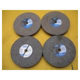(4) NORTON 8 X 1 INCH GRINDING WHEELS  3/4 ARBOR
