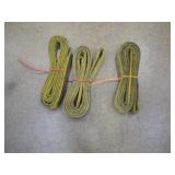 (3) 6FT X 2 INCH NYLON SLINGS  12,000+ LB