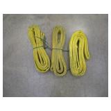 (3) 6FT X 2 INCH NYLON SLINGS  12,000+ LB