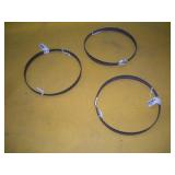 (3) 93 INCH CARBIDE BANDSAW BLADES