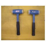 (2) BAUGHAN 2 1/2 INCH DEAD BLOW MALLETS