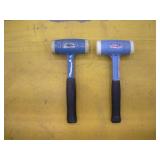 (2) BAUGHAN 2 1/2 INCH DEAD BLOW MALLETS