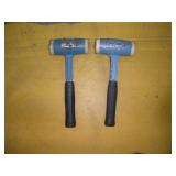 (2) BAUGHAN 2 1/2 INCH DEAD BLOW MALLETS