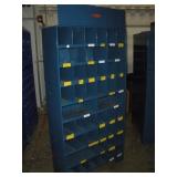 METAL PARTS CABINET  36x12x67 INCHES