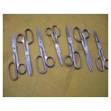 (7) HERITAGE PAIRS OF SCISSORS