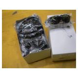 12 PAIR  3.0 IR FILTER GREEN TINT SAFTEY GLASSES