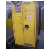 JUSTRITE FLAMMABLE LIQUID STORAGE CABINET W/