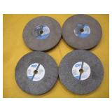 (4) NORTON 8 X 1 INCH GRINDING WHEELS  3/4 ARBOR
