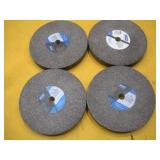 (4) NORTON 8 X 1 INCH GRINDING WHEELS  3/4 ARBOR