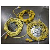 3 CHORDED WORK LIGHTS