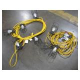 2 CHORDED WORK LIGHTS
