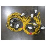 2 CHORDED WORK LIGHTS