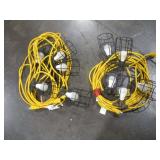 2 CHORDED WORK LIGHTS