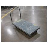 4 FT WOODEN DOCK CART W/ 5 IN CASTERS