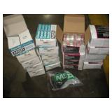 10 MSA RESPIRATORS AND 54 CARTRIDGES