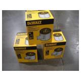 3 DEWALT SHOP VAC FILTERS