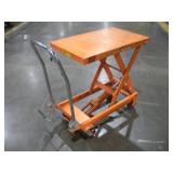 HYDRAULIC LIFT CART 1000 LB CAP 32X20 W/ 34 IN