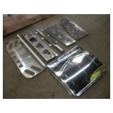 STAINLESS STEEL TRUCK LIGHT BRACKETS AND MUDFLAP