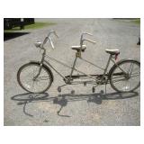 VINTAGE HUFFY  BICYCLE BUILT FOR TWO