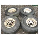 4 GM 6 BOLT 15 IN ALUMINUM MODULAR RIMS