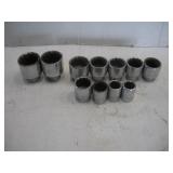 SK 3/4 DRIVE SOCKETS LARGEST 2 IN