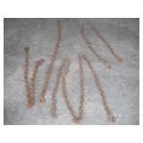 ASSORTED TOW CHAINS LONGEST 12 FT