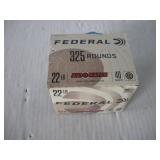 (325) .22 CAL LR CARTRIDGES 40 GR