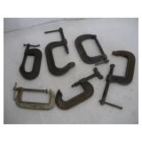 SIX 3 AND 4 IN C CLAMPS