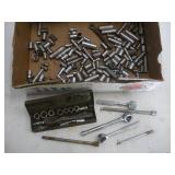 1/4 IN DRIVE RATCHETS SOCKETS AND EXT CRAFTSMAN AN