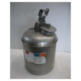 EAGLE STAINLESS STEEL 5 GAL SAFTEY FUEL CAN