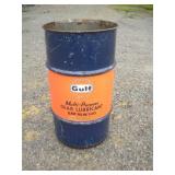 VINTAGE GULF 16 GAL LUBRICANT CAN